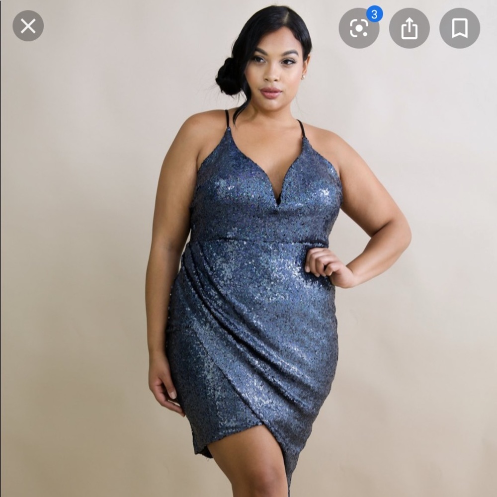 Sequin Edgy Body-Con Dress